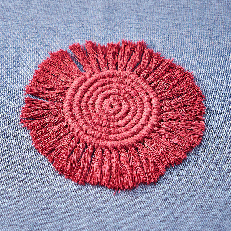 Sottobicchiere in cotone intrecciato