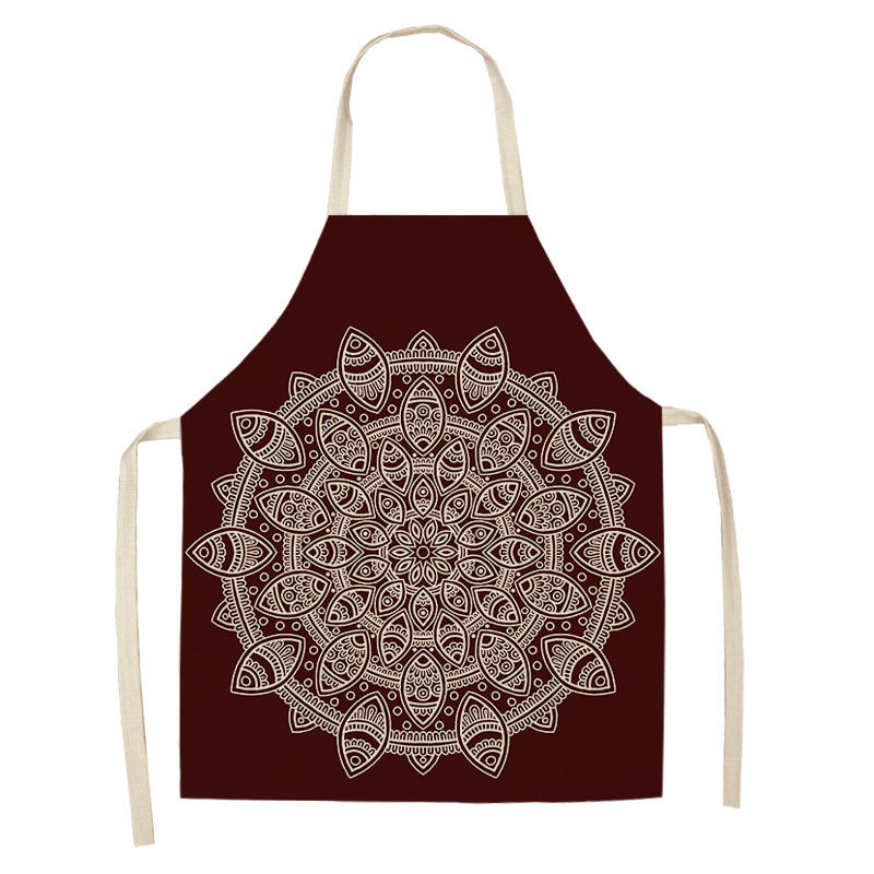 Grembiule in cotone mandala
