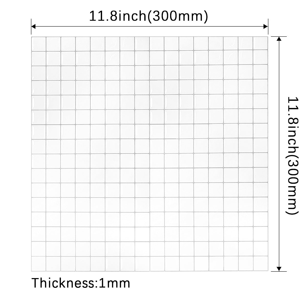 Adesivo murale Bagno minimalista