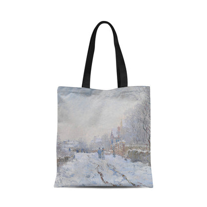 Borsa tela tramonto dipinto