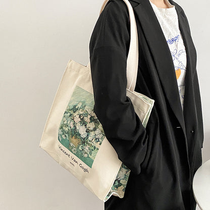 Borsa tela stampa artistica