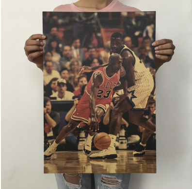 Poster Giocatore di basket in salto