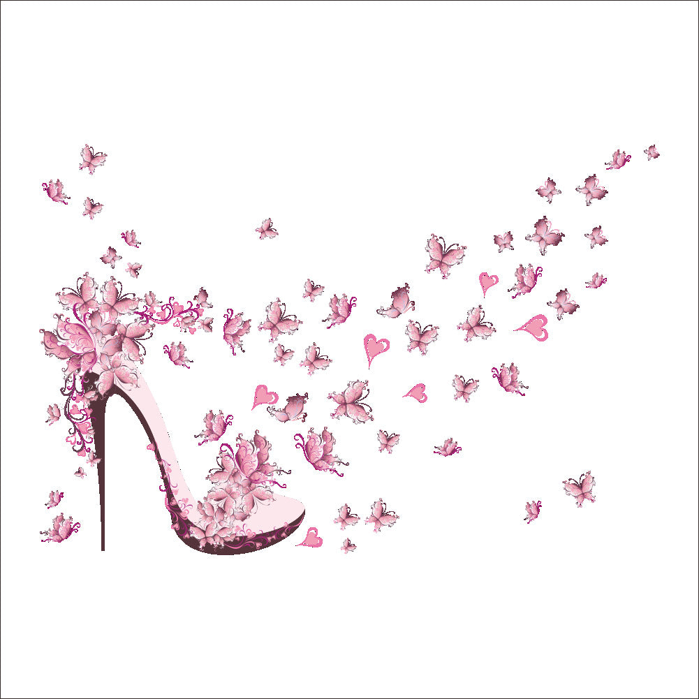 Sticker farfalle rosa