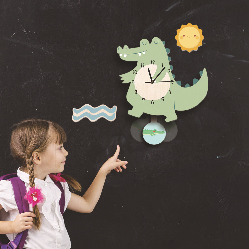 Orologio da parete Dinosauro bimbi
