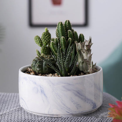 Vaso ceramica marmorizzato