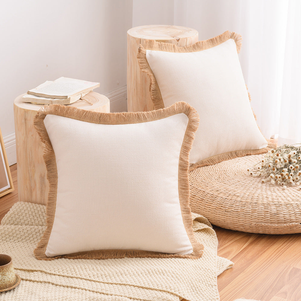 Cuscino cotone-lino stile nordico