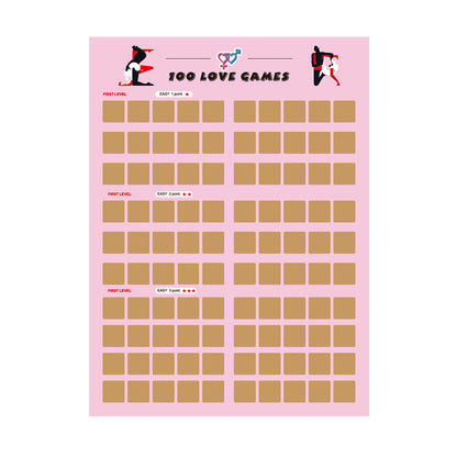 Poster grattabile San Valentino