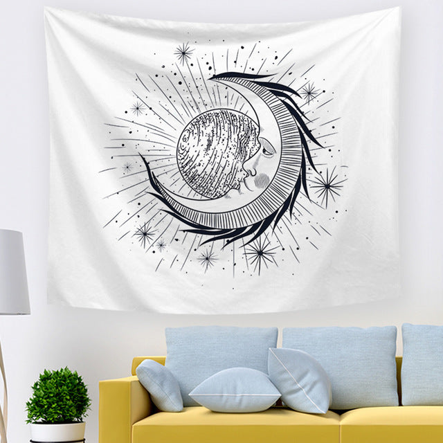 Tappeto Sole Luna Stelle