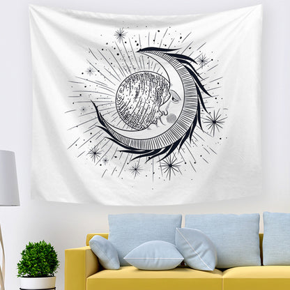 Tappeto Sole Luna Stelle