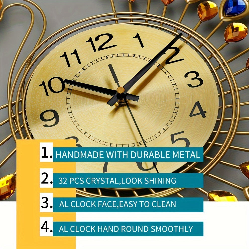 Orologio da parete Lusso dorato