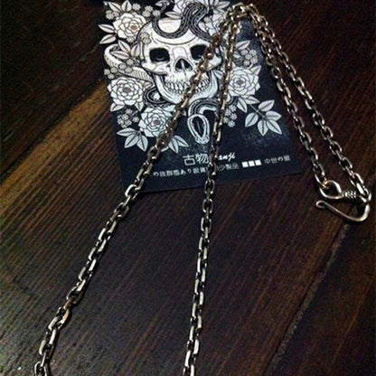 Collana argento stile tatuaggio