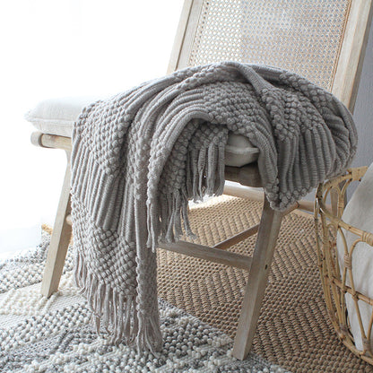 Coperta in maglia bolle