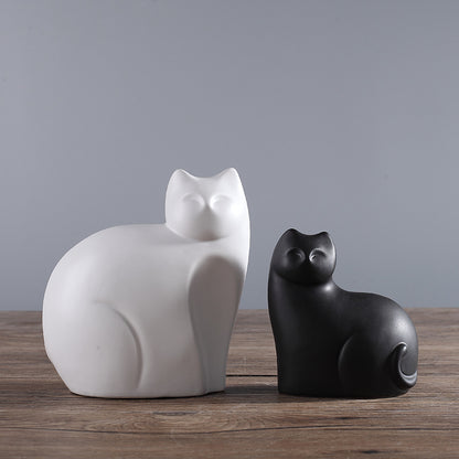Gatto bianco e nero
