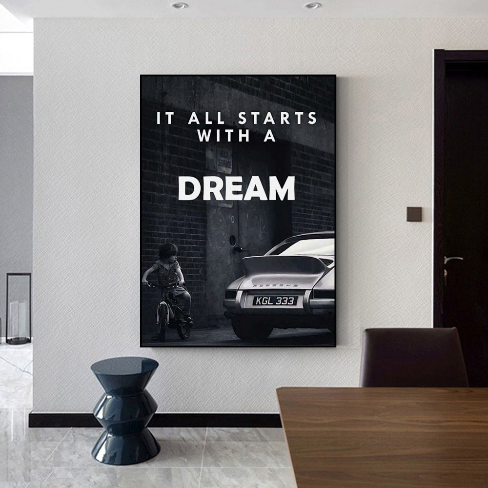 Quadro bianco e nero