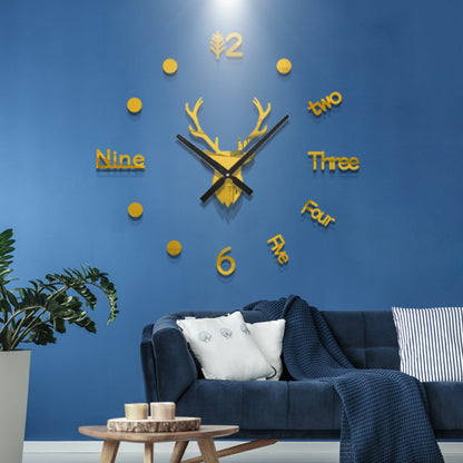 Orologio da parete Note musicali grigie