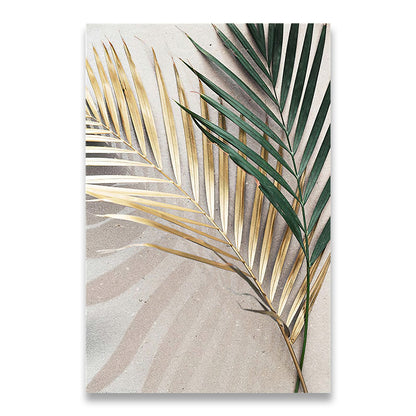 Quadro palma dorata