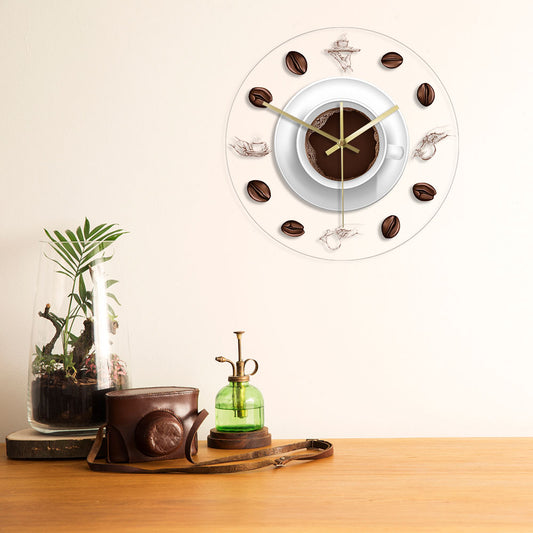 Orologio da parete Tazza caffè chicchi