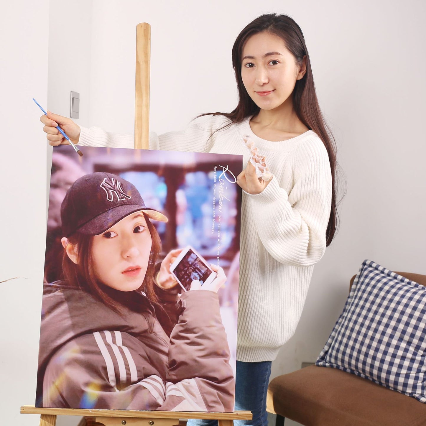 Quadro Olio da Colorare
