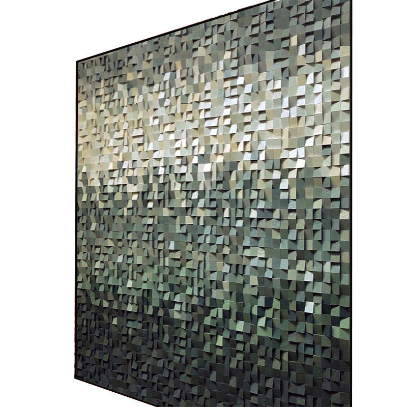 Quadro mosaico legno