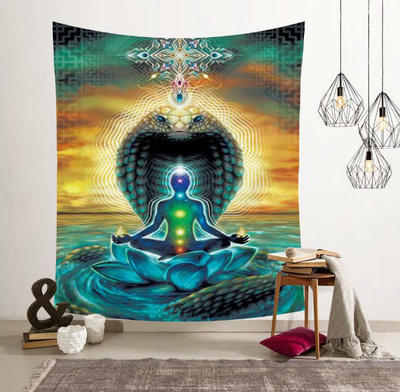 Arazzo loto meditazione