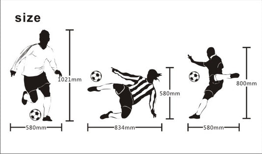 Adesivo murale Calciatori che giocano
