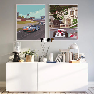 Quadro su tela Macchine da corsa F1