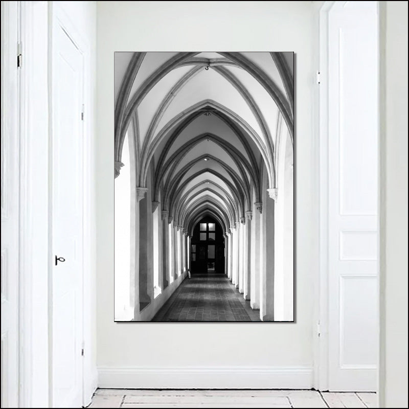 Quadro architettura bianco e nero
