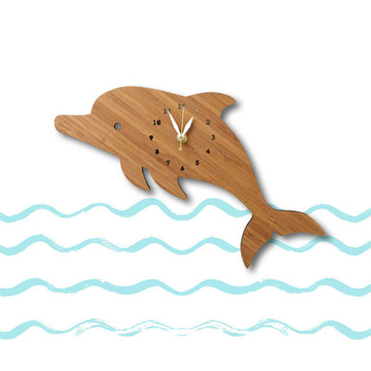 Orologio da parete Delfino e onde