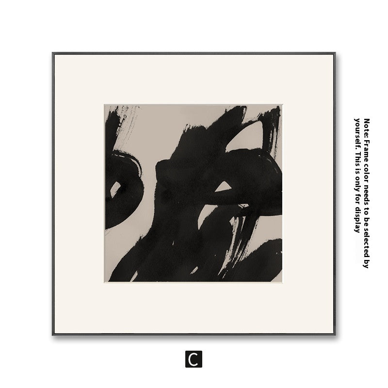 Quadro astratto ad inchiostro