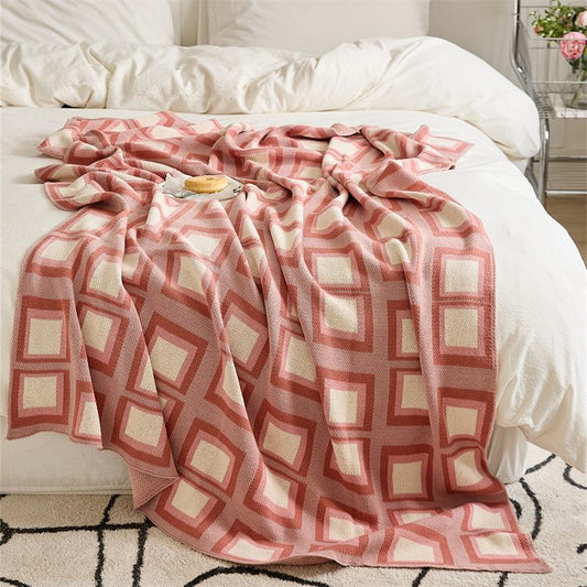 Coperta Cotone Geometrica