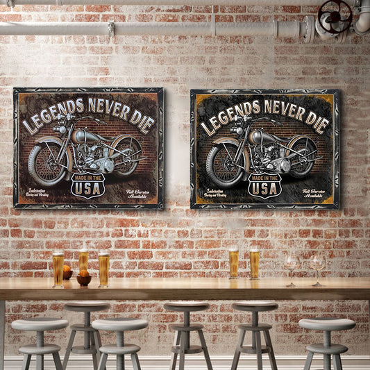Quadro su tela Motociclette vintage americane