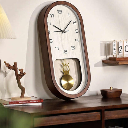 Orologio da parete Retrò pendolo ovale