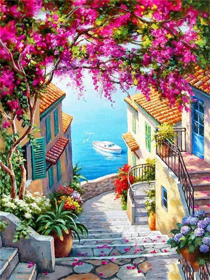 Dipinto fiori da colorare
