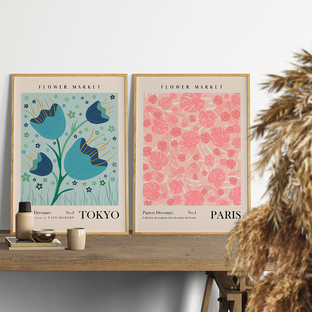 Poster Floreale Vintage