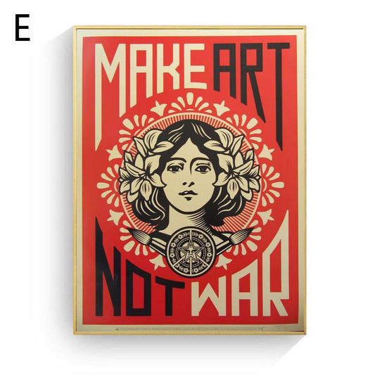 Quadro su tela Pop art politico