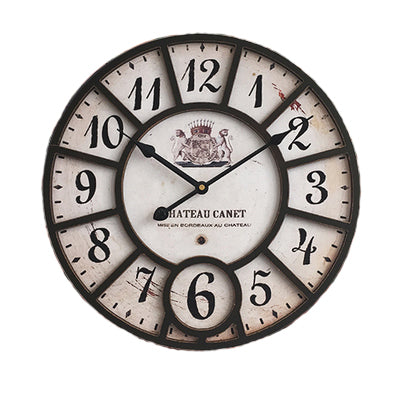 Orologio da parete Stemma château vintage
