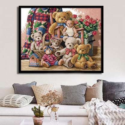 Quadro cartoon tessuto