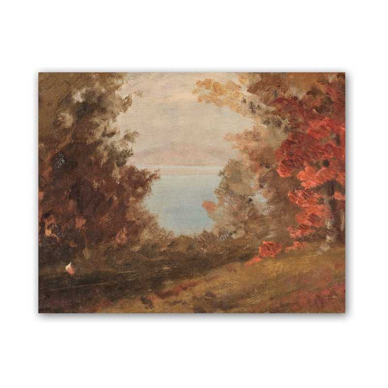 Tela paesaggio autunnale