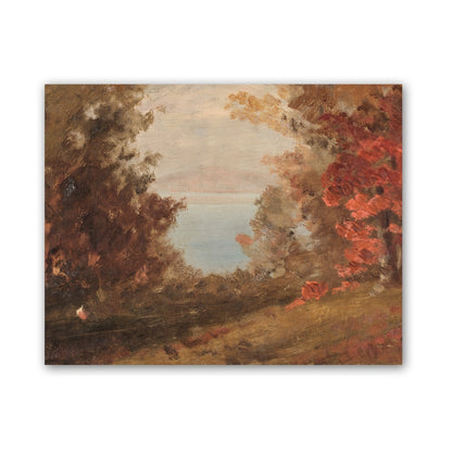 Tela paesaggio autunnale