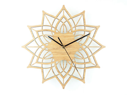 Orologio da parete Mandala stilizzato