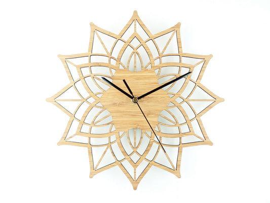 Orologio da parete Mandala stilizzato