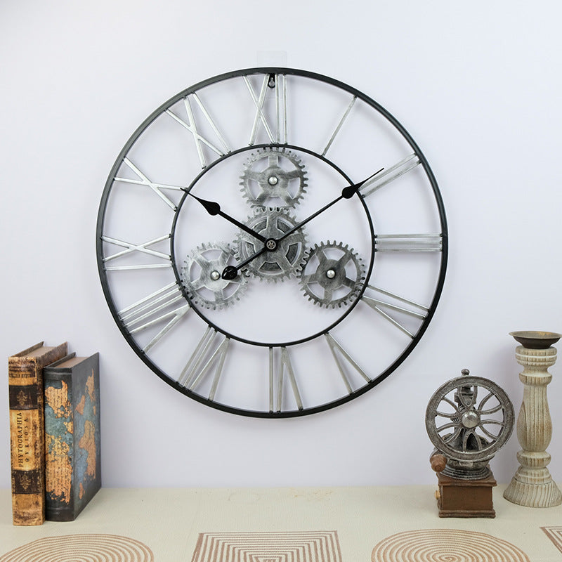 Orologio da parete Steampunk ingranaggi