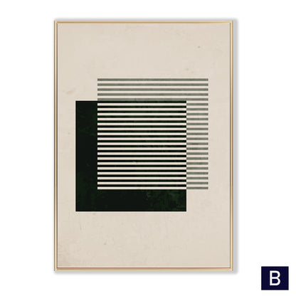 Quadro nero astratto