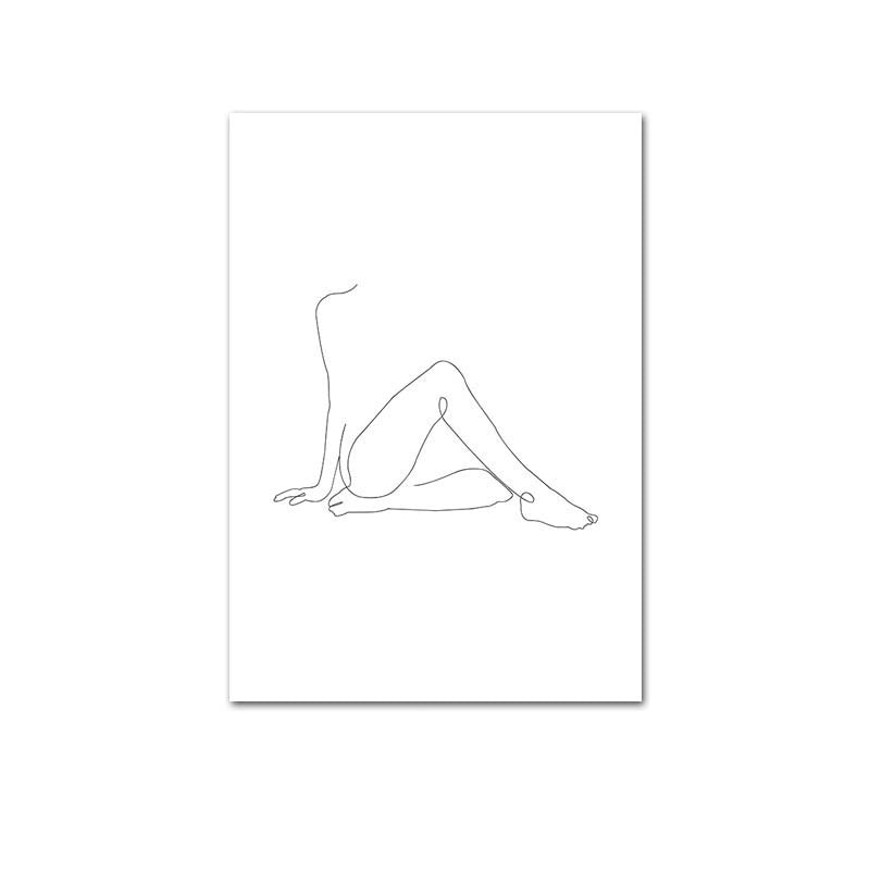 Quadro botanico astratto