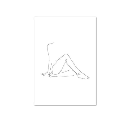 Quadro botanico astratto