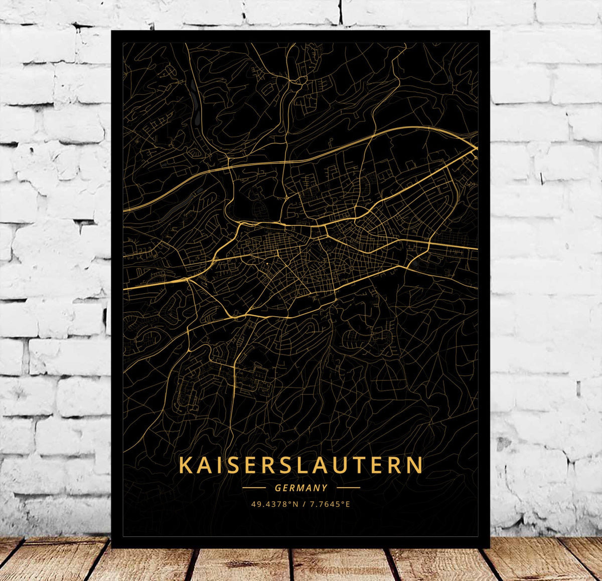 Poster Mappa di Essen