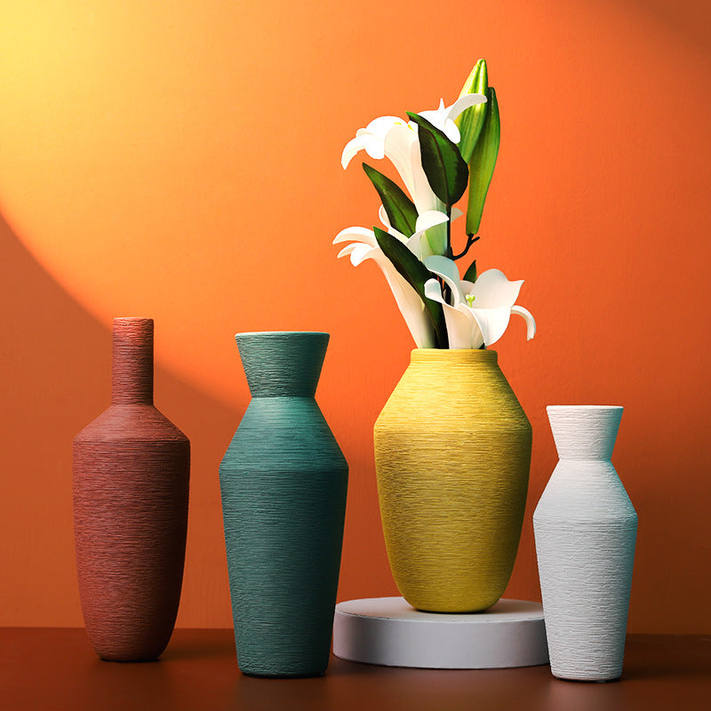 Vaso ceramica spazzolato nórdico