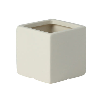 Vaso in cemento quadrato