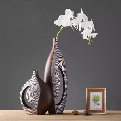 Vaso resina minimalista
