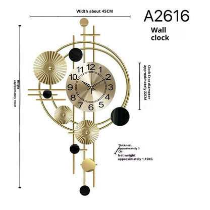 Orologio da parete Art déco sfere